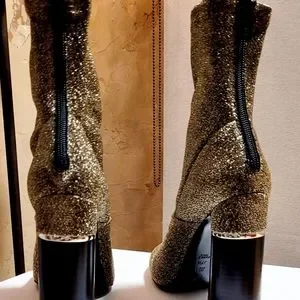 3.1 Phillip Lim | Shoes | Phillip Lim Kyoto Boots Stacked  Phillip Lim Kyoto Boots, Stacked Blocked Heel, Green Silver Gold Metallic Tones main image 0